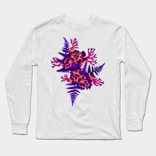 Coral Carnation - Green/Purple/Pink Long Sleeve T-Shirt